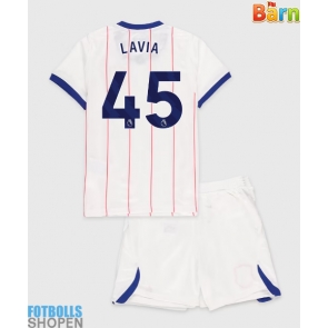Billiga Chelsea Romeo Lavia #45 Tredjeställ Barn 2026-27 Kortärmad (+ Korta byxor)